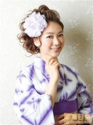 日本文化：浴衣发型 演绎可爱气质风