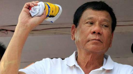 图为菲律宾准总统杜特尔特。